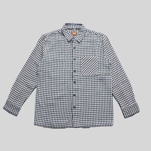Men's Black and White Checkered Shirt
